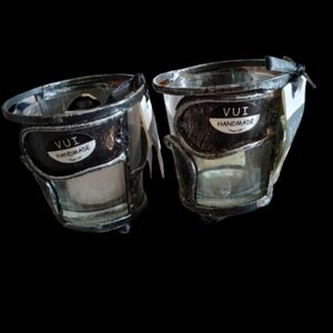 Set 2- VUI Gateway to Style, Designed by Kativa Candle Holder, Handmade